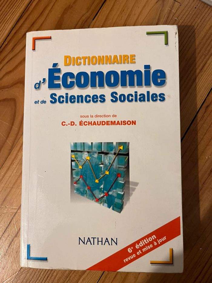 Dictionnaire d’économie et de sciences sociales Nathan