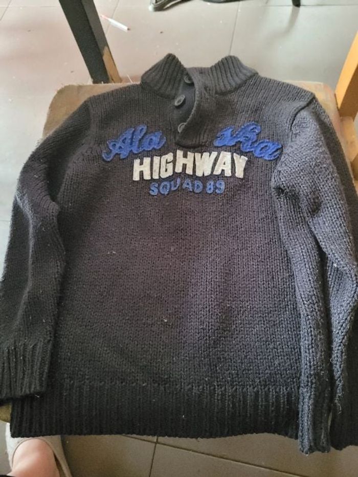 Pull col camionneur 6 ans in extenso