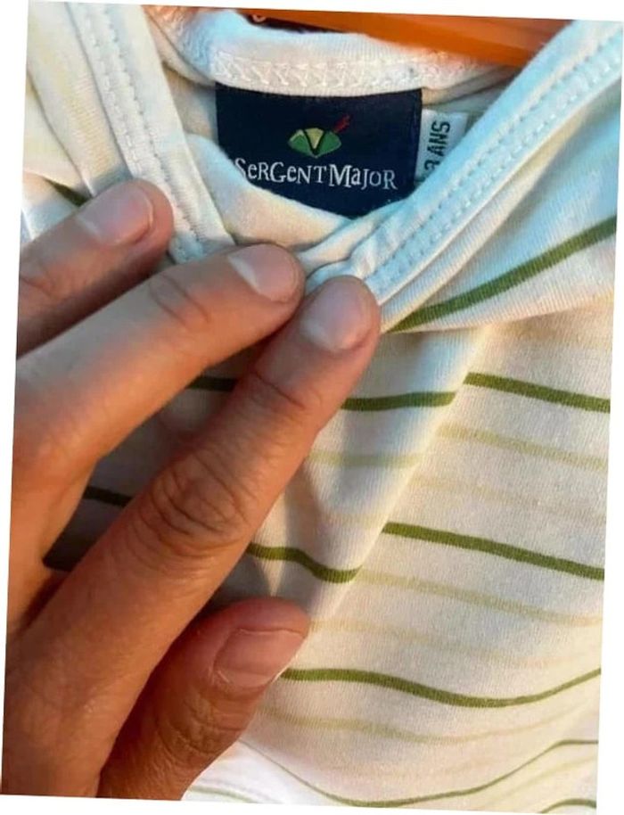 Mignon débardeur 3 ans en coton sergent major - photo numéro 2