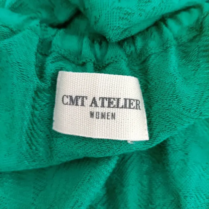 Robe longue verte ajourée dos - CMT Atelier - taille 38 - A128 - photo numéro 9