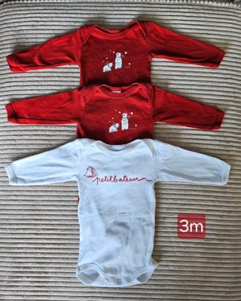 Lot de 3 bodies PB 3m