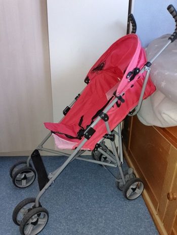 Poussette comptine rose