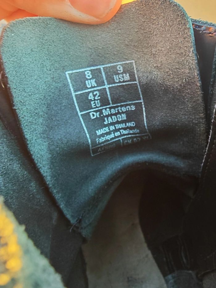 Bottes Dr. Martens Jadon en cuir noir, taille 42. - photo numéro 4