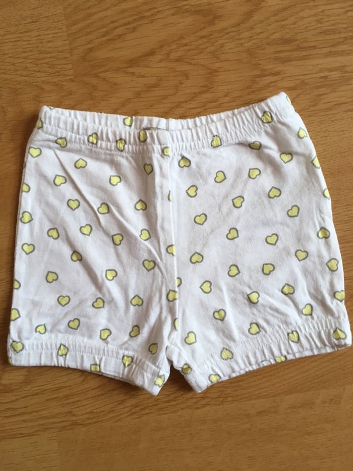 Short bébé 1 mois