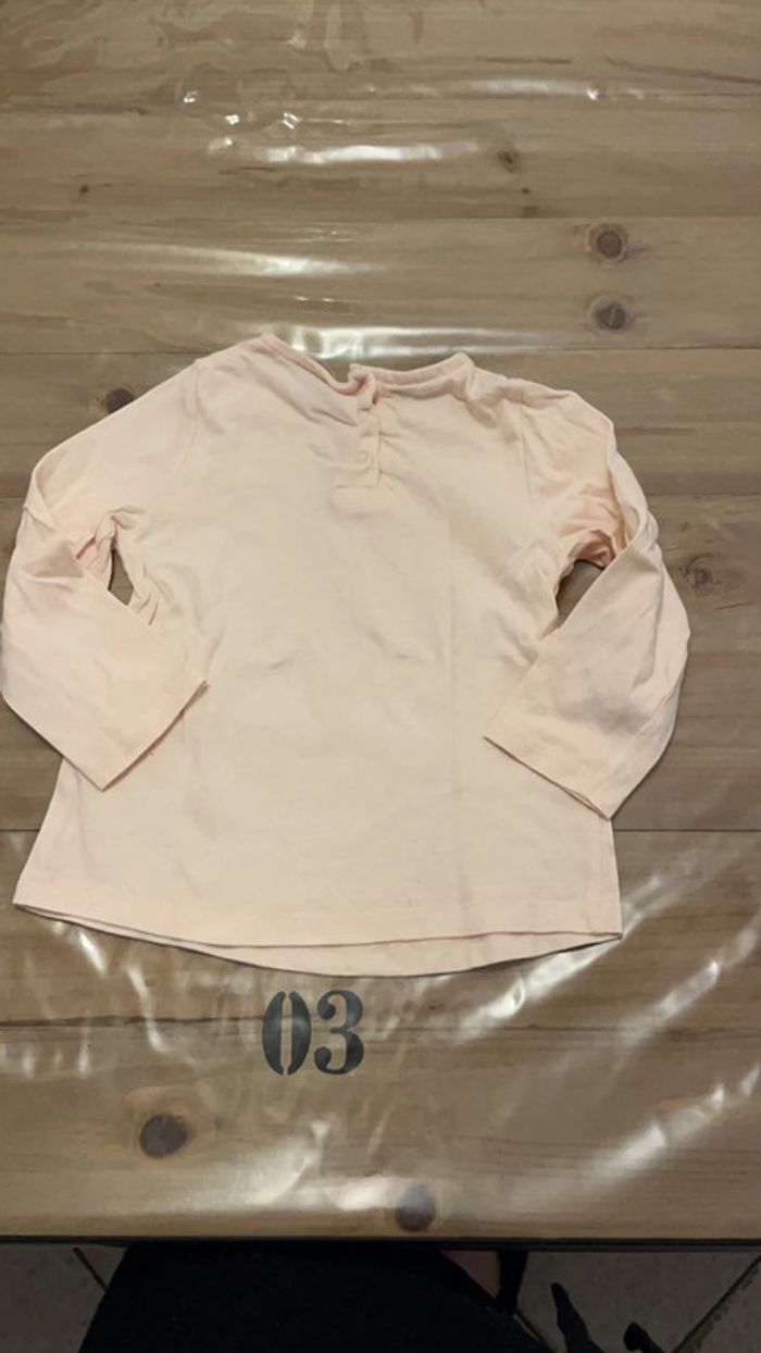 T shirt tape à l’œil rose 18 mois - photo numéro 3