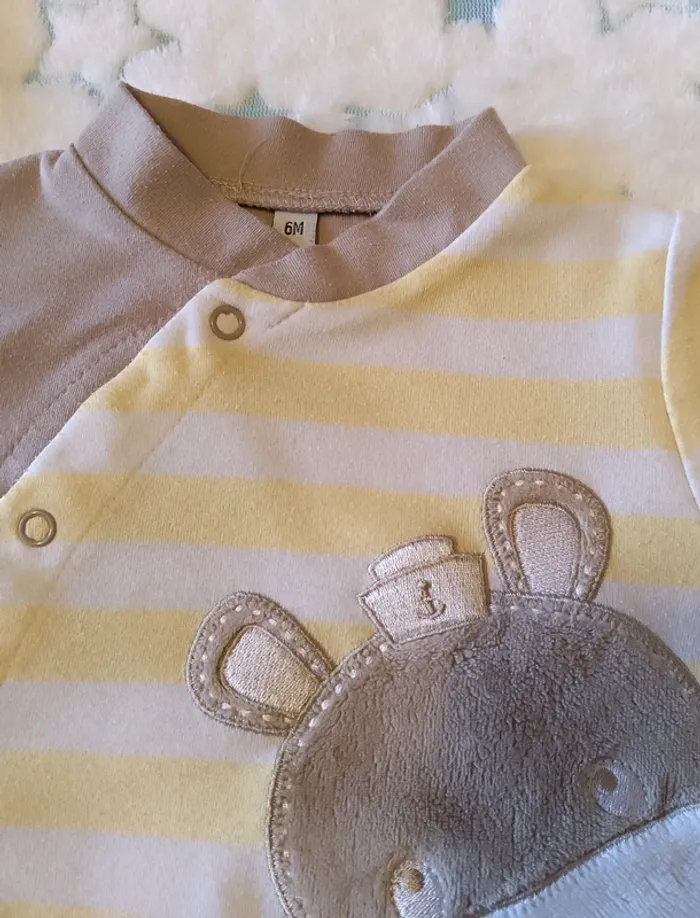 Pyjama motif hippopotame - photo numéro 3