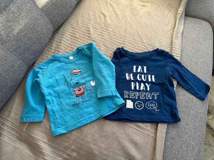 Lot de 2 t-shirt bébé