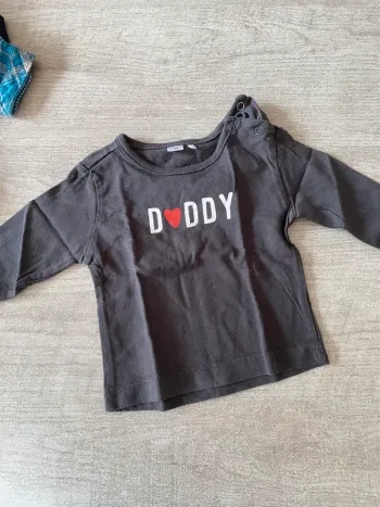 T-shirt à manche longue bébé - 3 mois, toute saison.