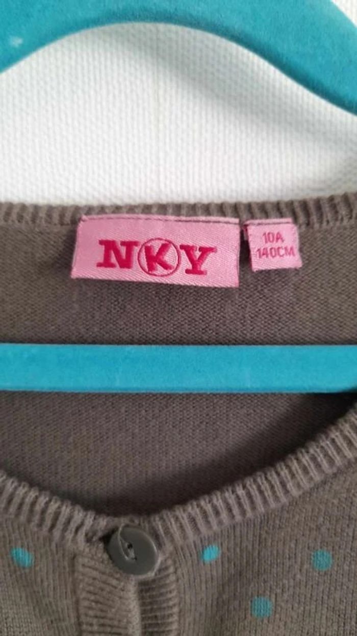 Gilet cardigan kaki NKY 10 ans - photo numéro 3