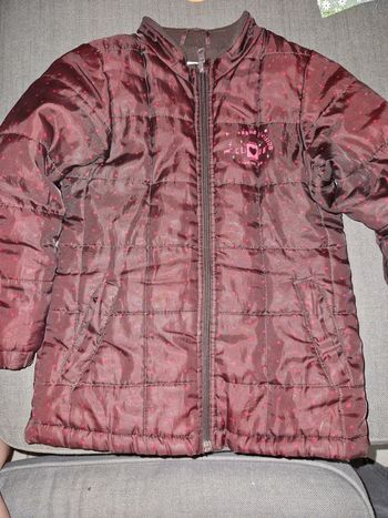 Doudoune légère maron doublé polaire verbaudet