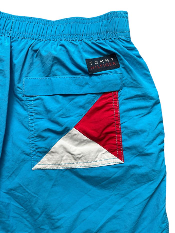Short de bain homme Tommy Hilfiger bleu ciel avec Logo - Taille XL couleur - photo numéro 4