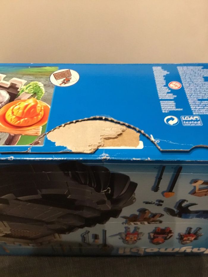 Playmobil Knights 6627 boîte VIDE bastion chevaliers moyen âge - photo numéro 2