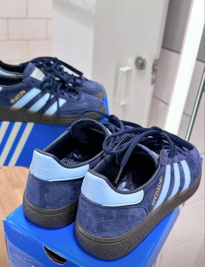 Adidas Handball Spzl Anti-slip blue-brown 36 - photo numéro 7