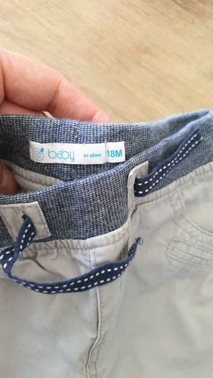 Pantalon gris clair doublé 18m - photo numéro 4