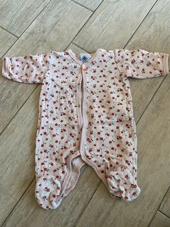 Pyjama velours Petit Bateau - 3M-60cm