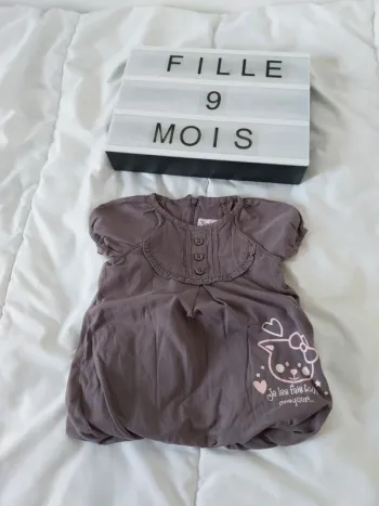 Robe fille 9 mois