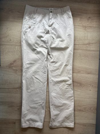 Pantalon Chino Columbia – Beige Pierre – 100% Coton – Taille 38 (US 6)