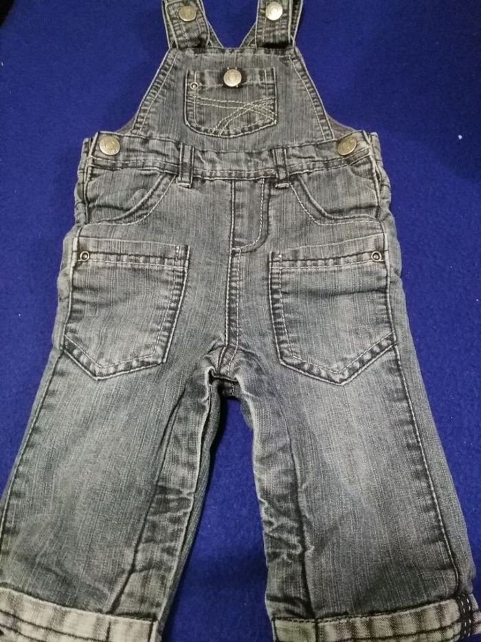 Salopette en jean bébé garçon 3 mois