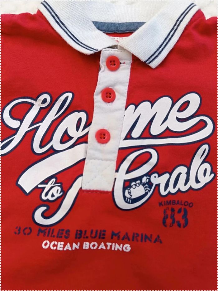 🔸Polo Manches Courtes - 12 mois Kimbaloo🔸 - photo numéro 3