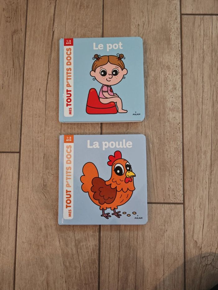 Lot de 2 livres bébé "tout p'tits docs"