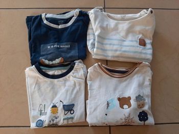 Lot de 4 tee shirts 36 mois