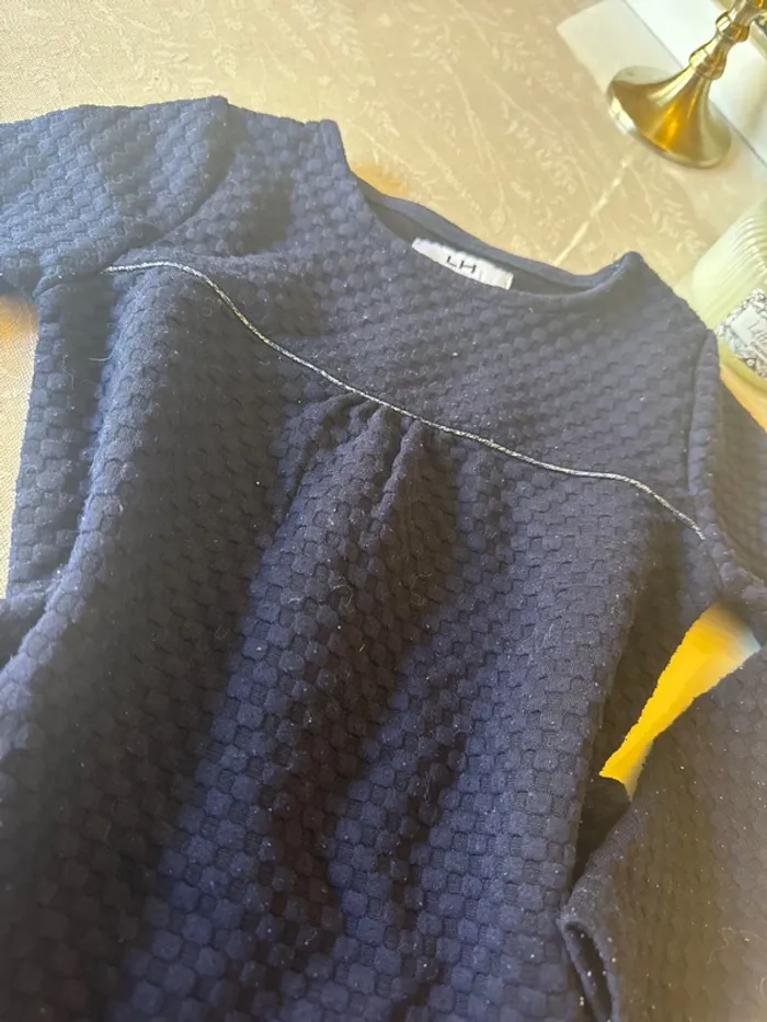 Robe bleu marine la halle 4 ans - photo numéro 2