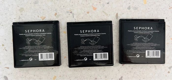 Palette fards à paupières Sephora x 3 - photo numéro 5
