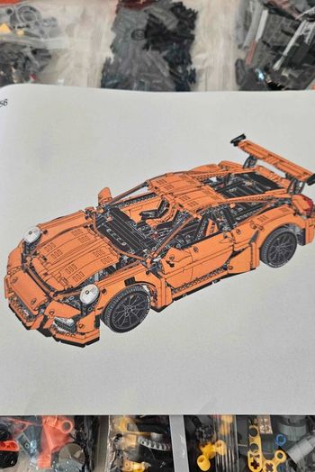 Set de construction Porsche 911 GT3 RS MOC Technic – Compatible avec LEGO 42056