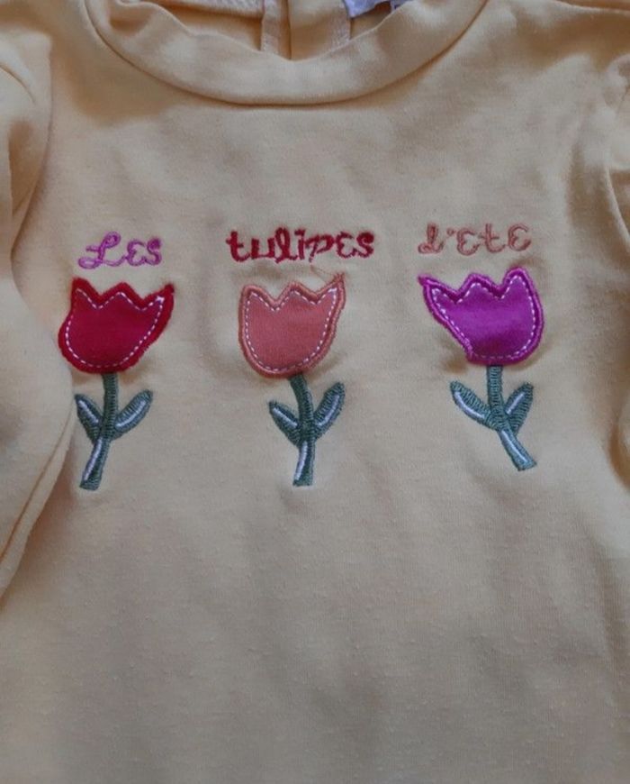 Lot de 2 pyjamas coton fille - mi-saison / été - 6 mois - photo numéro 3