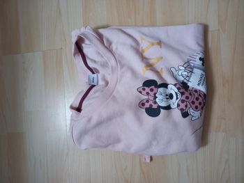 Pull femme rose pale disney taille l minnie