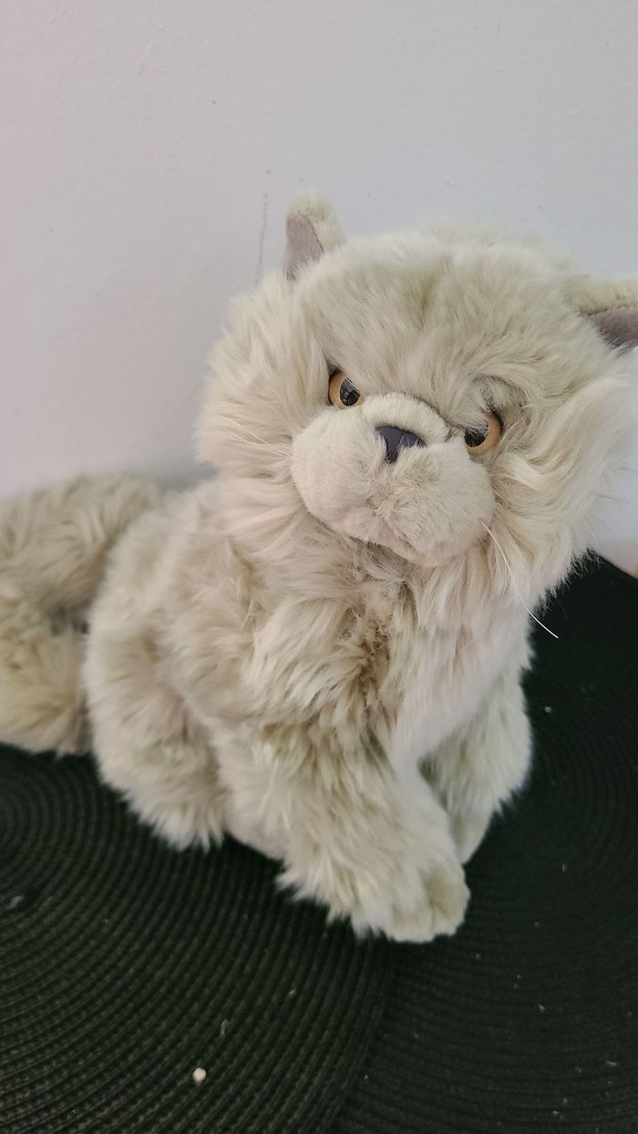 Peluche chat gris Playkids - photo numéro 2