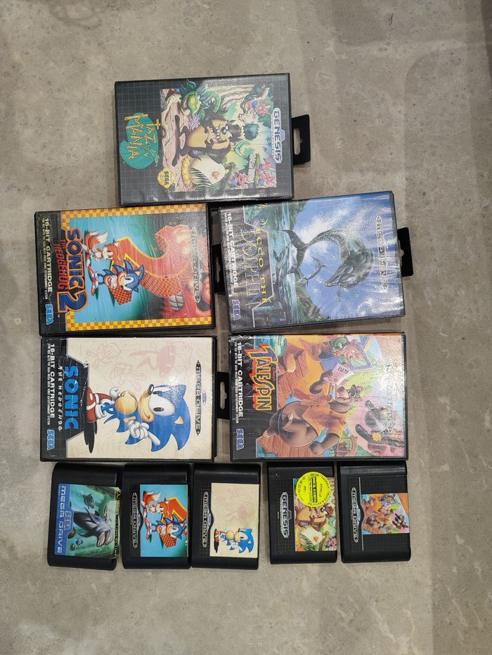 Lot jeux sega mega drive