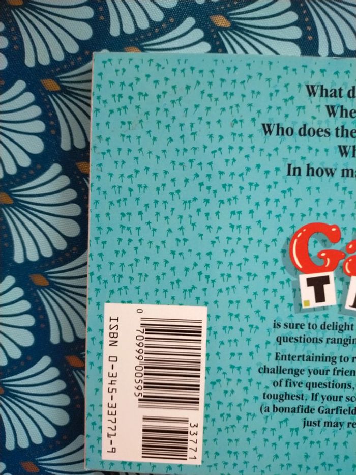 Garfield trivia Book - photo numéro 12