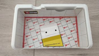 Support intérieur boite pièce détachée miniature Mercedes Benz SSK 1928 1/18 burago BBurago #B69