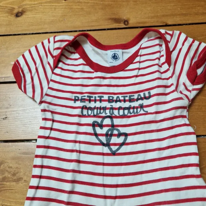Body manches courtes Petit Bateau - 24 mois - photo numéro 2