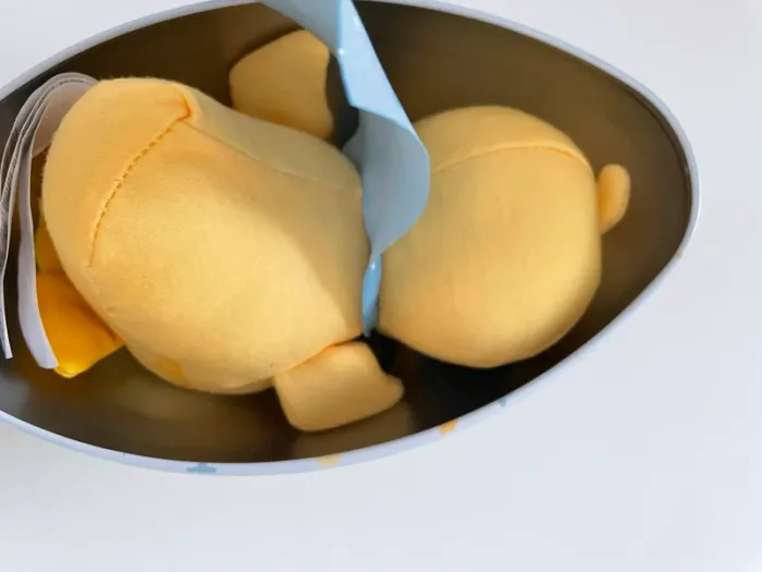 Œuf métal et peluche - photo numéro 5