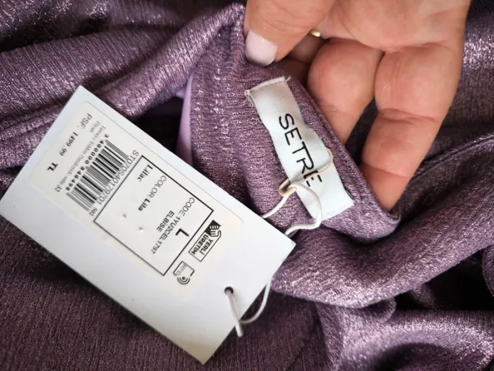 Robe asymétrique Setre Taille L  Neuve avec étiquette - photo numéro 5