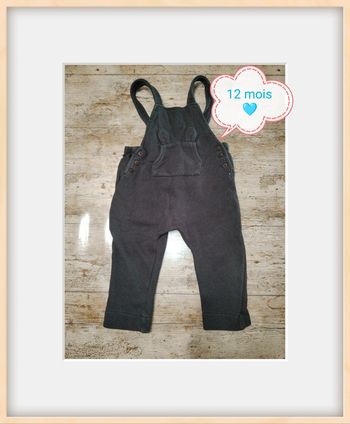 Jolie salopette vintage garçon 12 mois