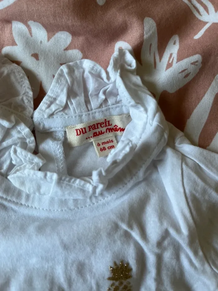 T-shirt du pareil au même 6 mois - photo numéro 2
