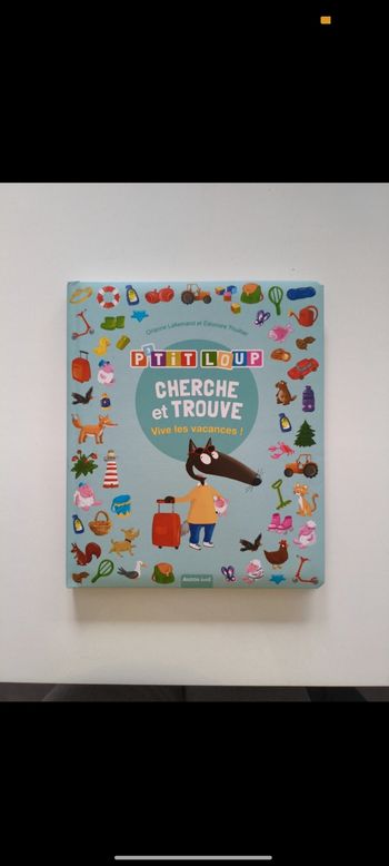 Livre p'tit loup - Vive les vacances cherche et trouve