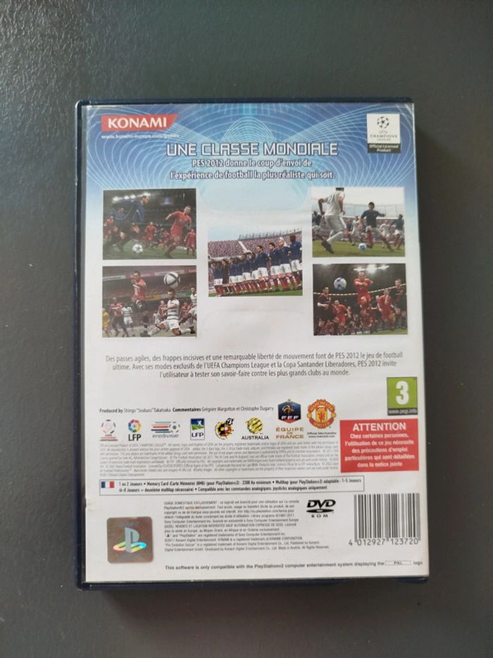 Boitier PES 2012 ps2 - photo numéro 3