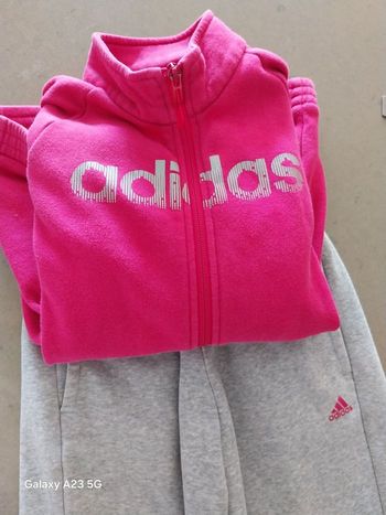 Ensemble jogging fille 10/11 ans adidas
