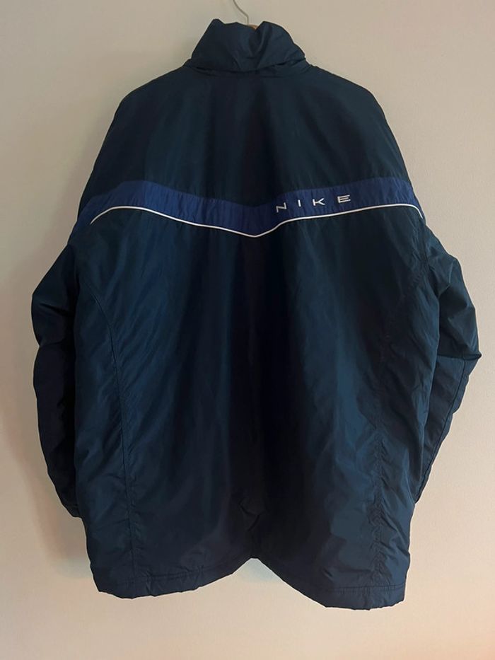 Magnifique manteau / veste Nike vintage taille XL couleur bleu marine - photo numéro 5