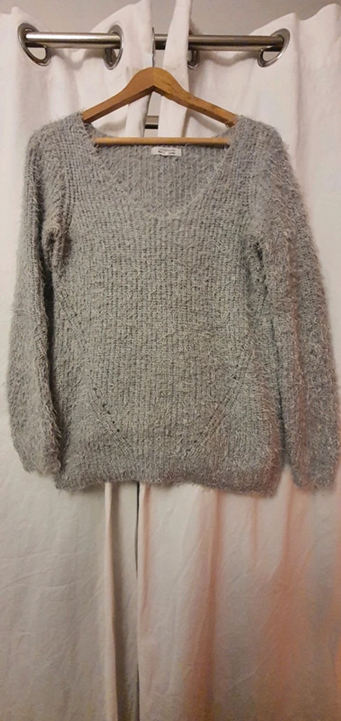 Pull doux poils mi-long