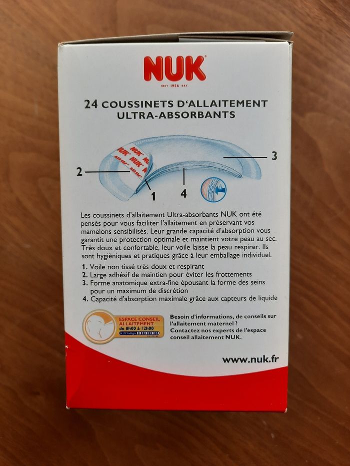 Coussinets d'allaitement NUK - photo numéro 2