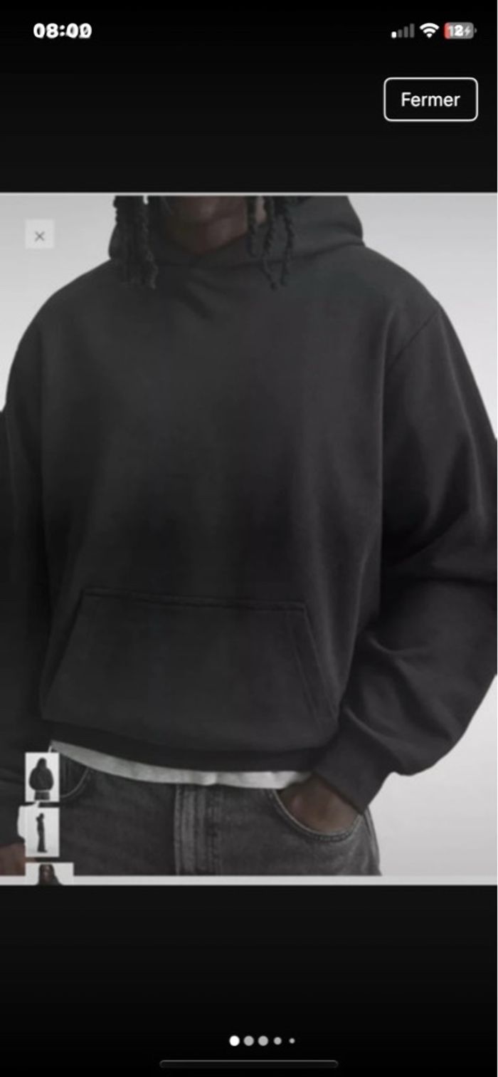 Sweat Hoodie homme Zara - photo numéro 2