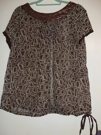 Jolie Blouse marron 48