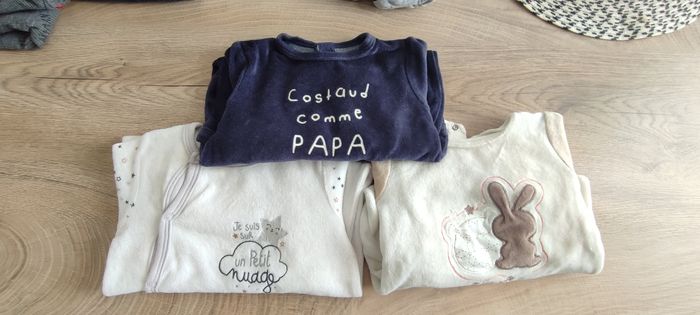 Lot de 3 pyjamas chauds
