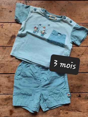 Ensemble tee-shirt et short 🩵 Sergent Major