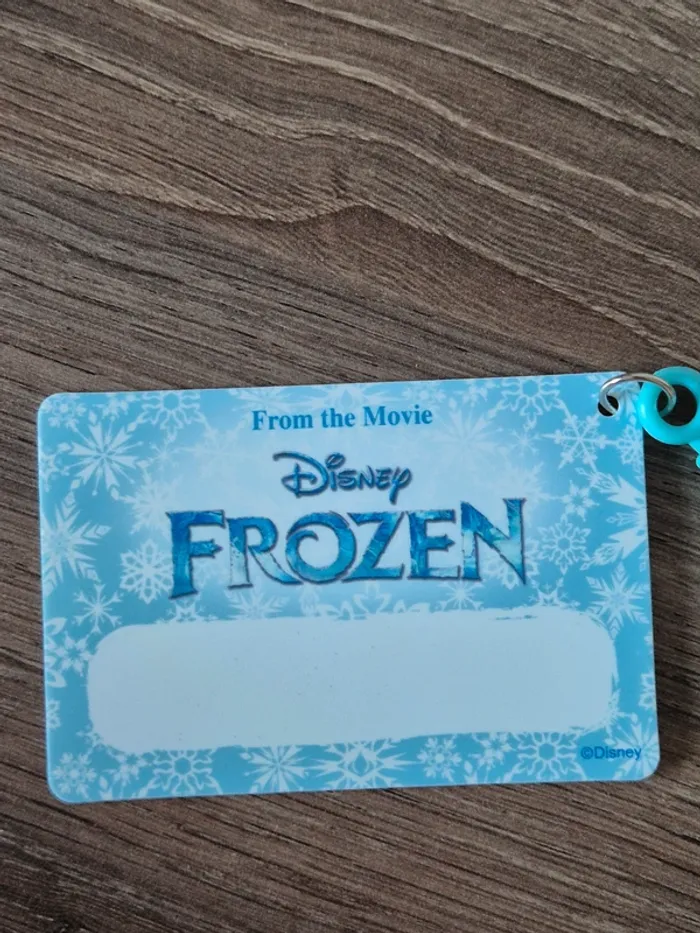 Carte d'identification cartable ou valise Reine des Neiges